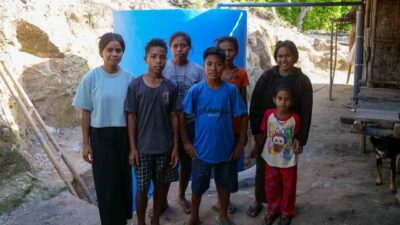 Ferrocement Water Reservoirs in Hambarita • The Fair Future Foundation Ferrocement water reservoirs supplying clean water in Hambarita village