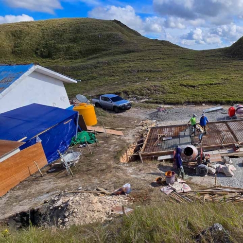 Construction of the 115 m³ Rainwater Reservoir in Laindatang

