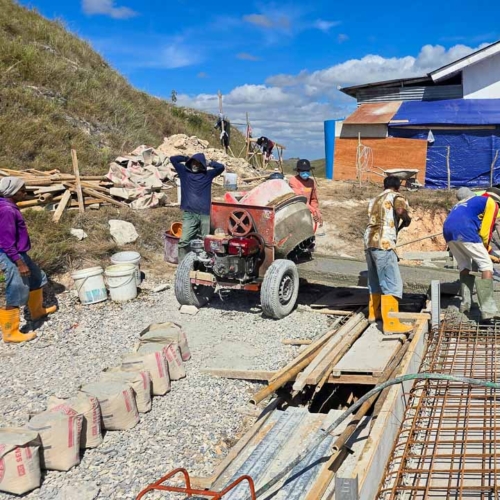 Construction of the 115 m³ Rainwater Reservoir in Laindatang

