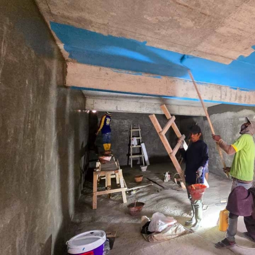 Construction of the 115 m³ Rainwater Reservoir in Laindatang

