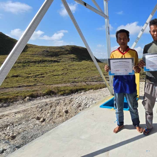Construction of the 115 m³ Rainwater Reservoir in Laindatang

