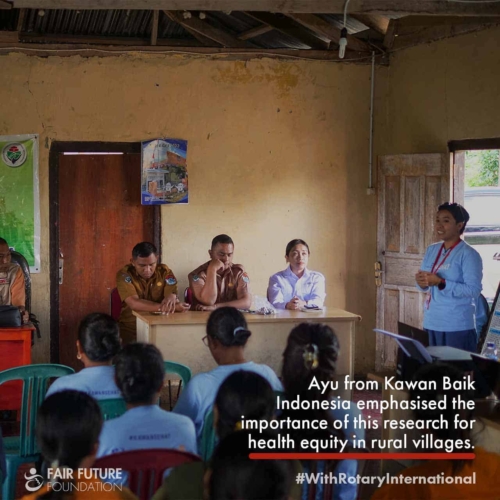 Malaria survey and net distribution in Umalulu