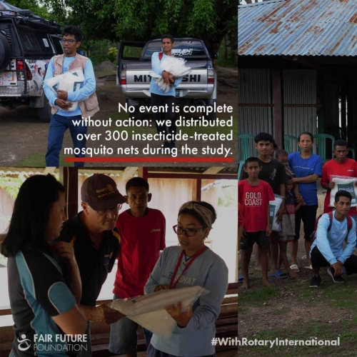 Malaria survey and net distribution in Umalulu