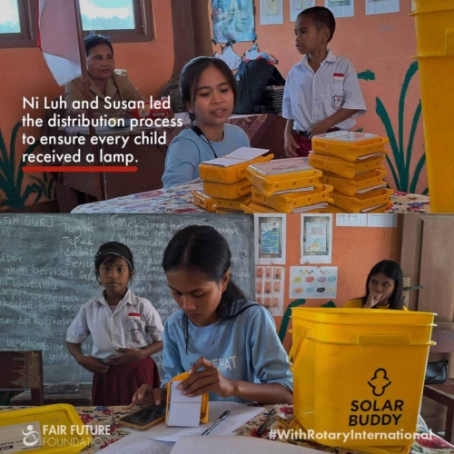 SolarBuddy Lamp Distribution in Praiwangga