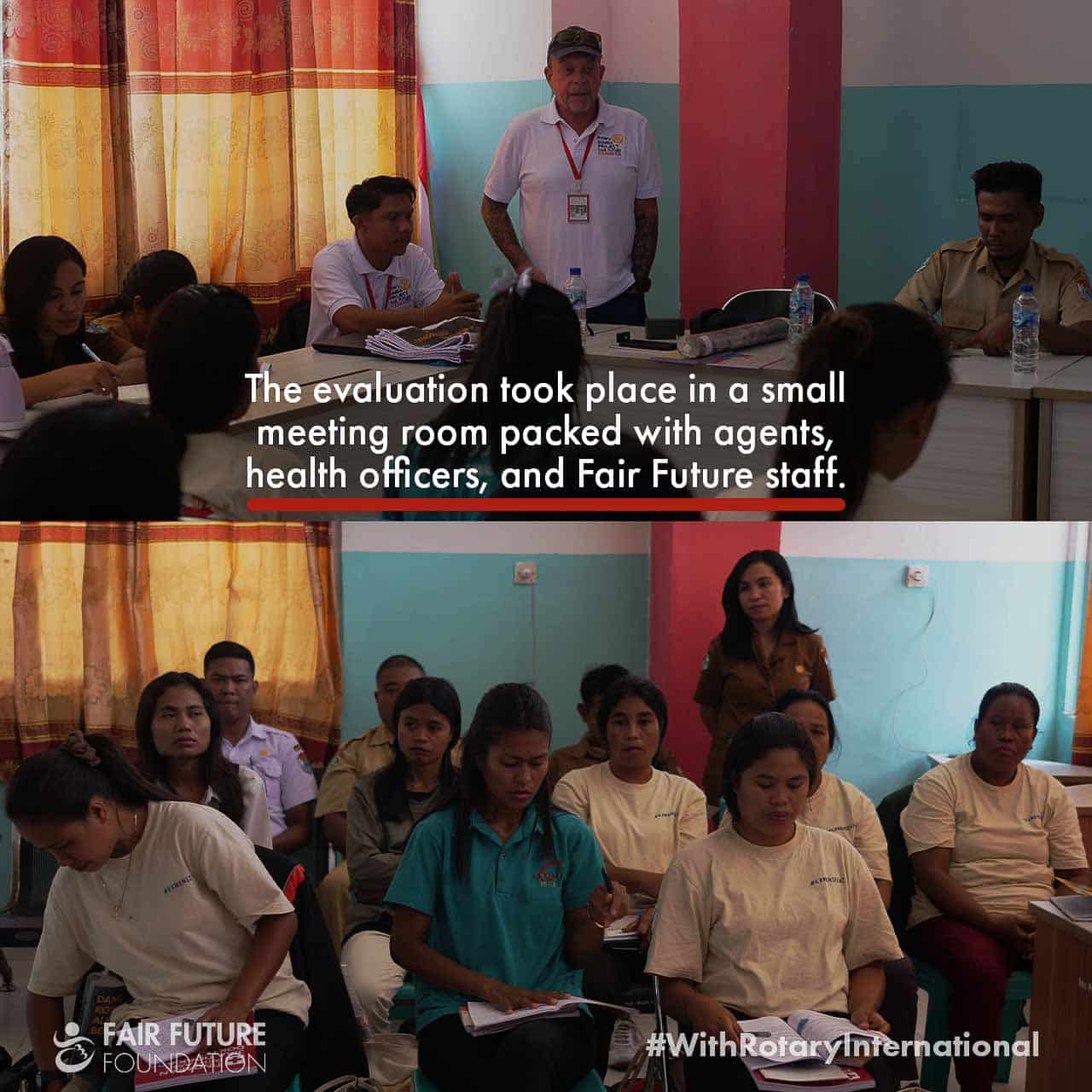 Nggoa health agents meet Rotary