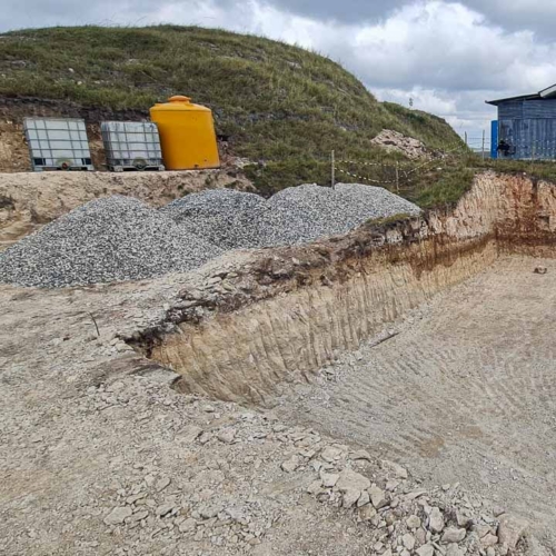 Construction of the 115 m³ Rainwater Reservoir in Laindatang


