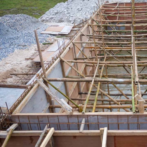 Construction of the 115 m³ Rainwater Reservoir in Laindatang

