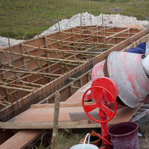 Construction of the 115 m³ Rainwater Reservoir in Laindatang

