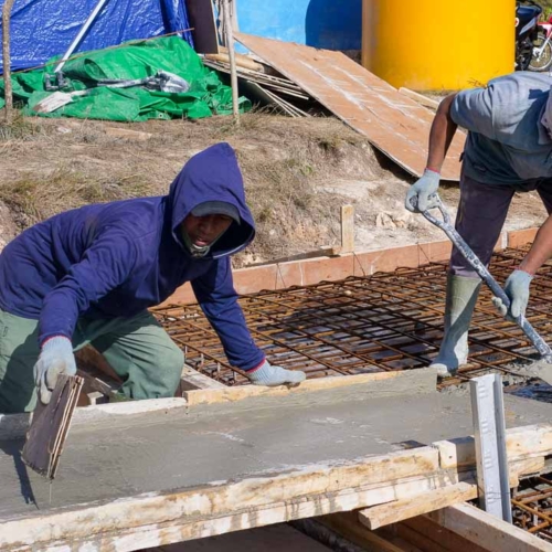 Construction of the 115 m³ Rainwater Reservoir in Laindatang

