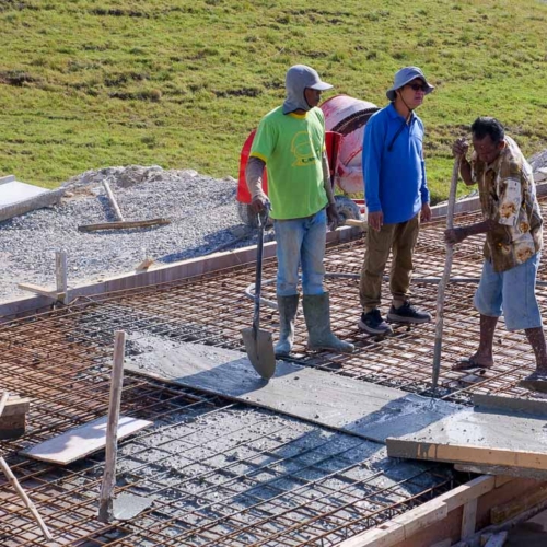 Construction of the 115 m³ Rainwater Reservoir in Laindatang

