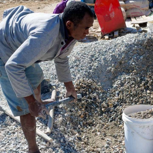 Construction of the 115 m³ Rainwater Reservoir in Laindatang

