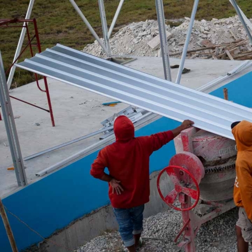Construction of the 115 m³ Rainwater Reservoir in Laindatang

