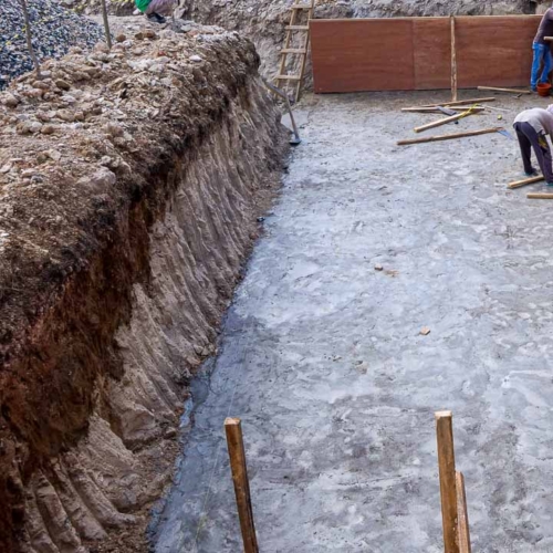 Construction of the 115 m³ Rainwater Reservoir in Laindatang

