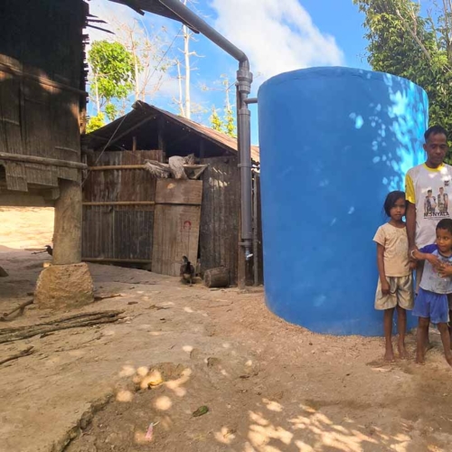 Ferro Cement Reservoir Construction in Hambarita