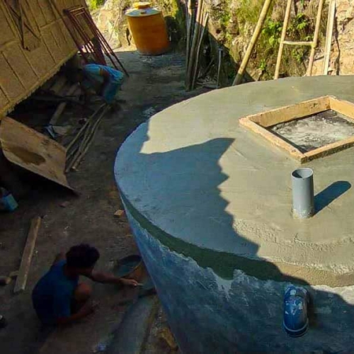Ferro Cement Reservoir Construction in Hambarita