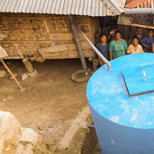 Ferro Cement Reservoir Construction in Hambarita