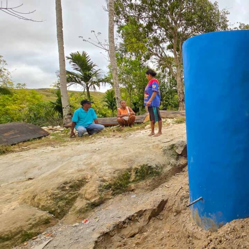 Ferro Cement Reservoir Construction in Hambarita