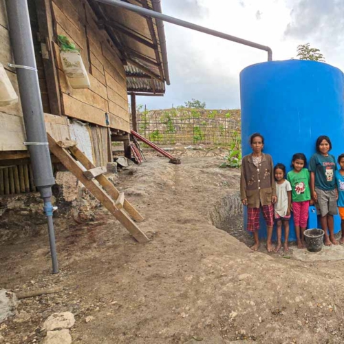Ferro Cement Reservoir Construction in Hambarita