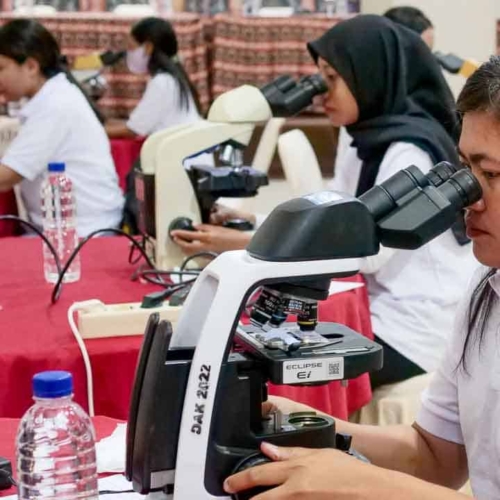 Malaria diagnostics training for all East Sumba analysts