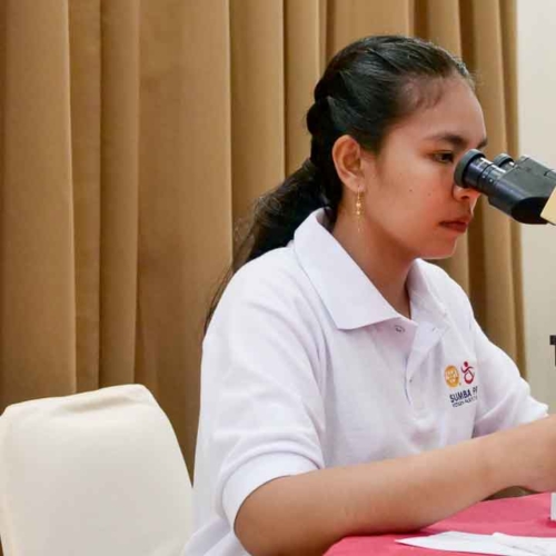 Malaria diagnostics training for all East Sumba analysts