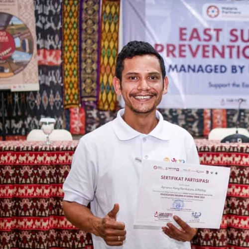 Malaria diagnostics training for all East Sumba analysts