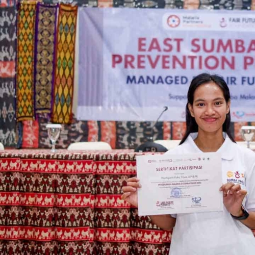 Malaria diagnostics training for all East Sumba analysts