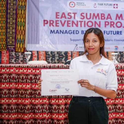 Malaria diagnostics training for all East Sumba analysts