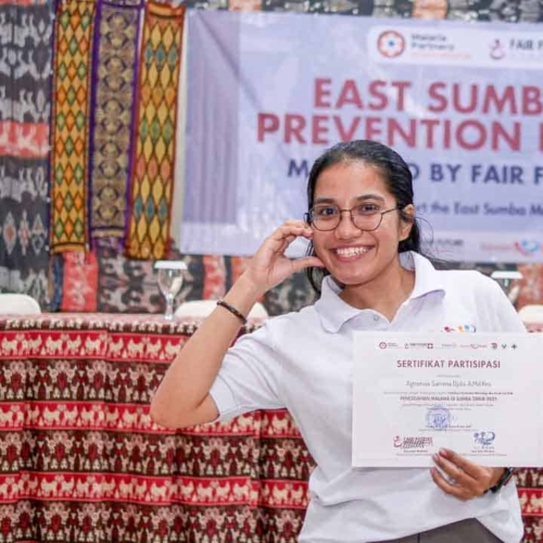 Malaria diagnostics training for all East Sumba analysts