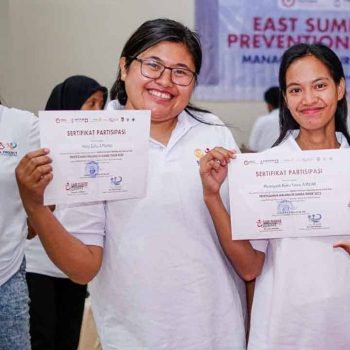 Malaria diagnostics training for all East Sumba analysts