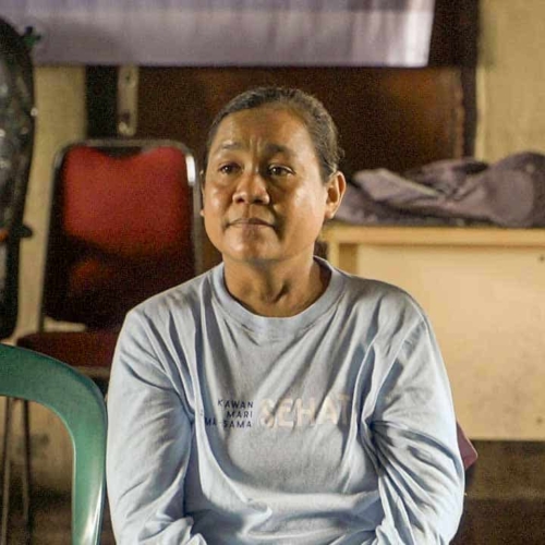 IRS malaria spraying East Sumba