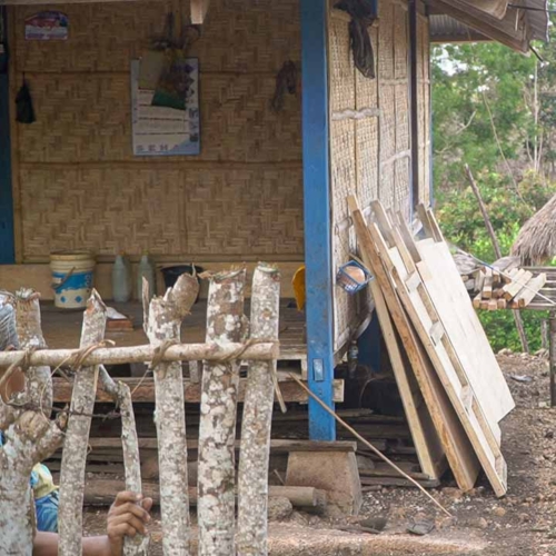 IRS malaria spraying East Sumba
