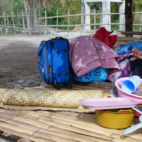 IRS malaria spraying East Sumba