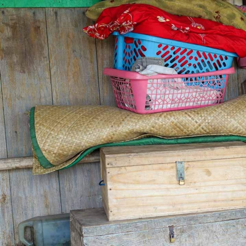 IRS malaria spraying East Sumba