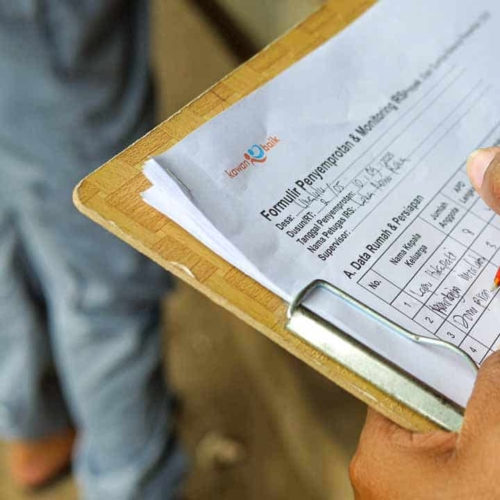 IRS malaria spraying East Sumba