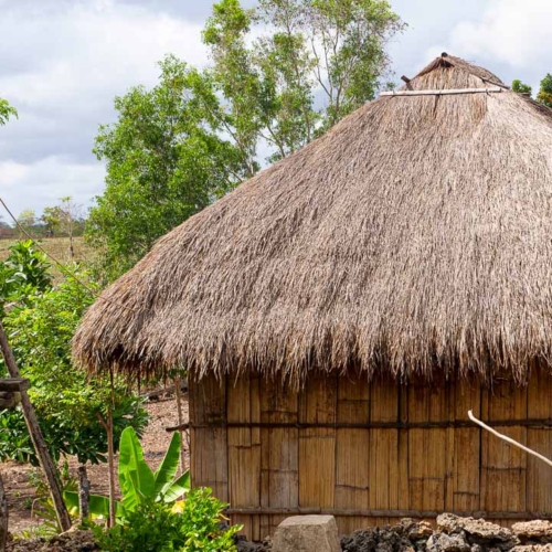 IRS malaria spraying East Sumba