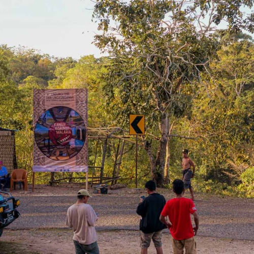 Malaria education billboards East Sumba