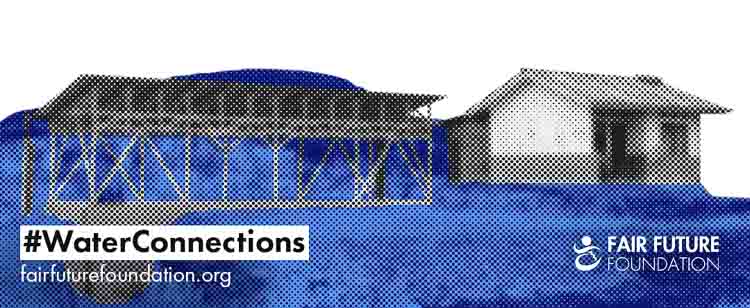 115 m³ water reservoir in Laindatang, built by Fair Future as part of the Water Connections program.