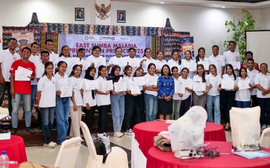 Analysts in East Sumba during malaria diagnostics training