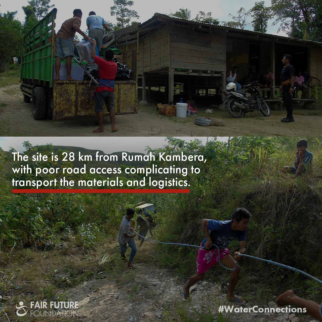 Wai Ma Hammu water reservoir in Hambarita village