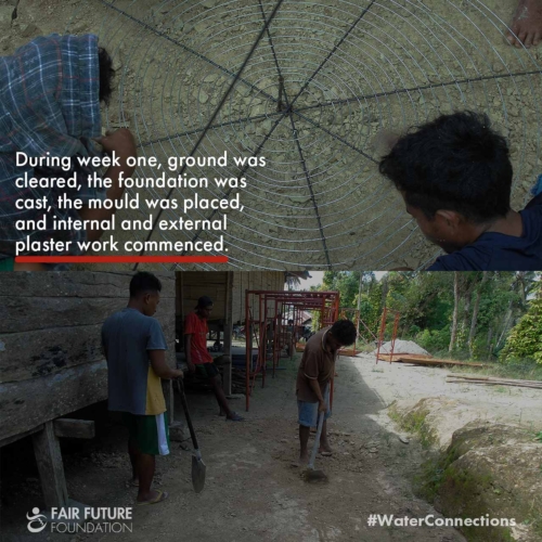 Wai Ma Hammu water reservoir in Hambarita village Wai Ma Hammu water reservoir in Hambarita village