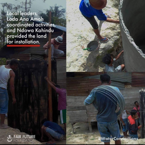 Wai Ma Hammu water reservoir in Hambarita village Wai Ma Hammu water reservoir in Hambarita village