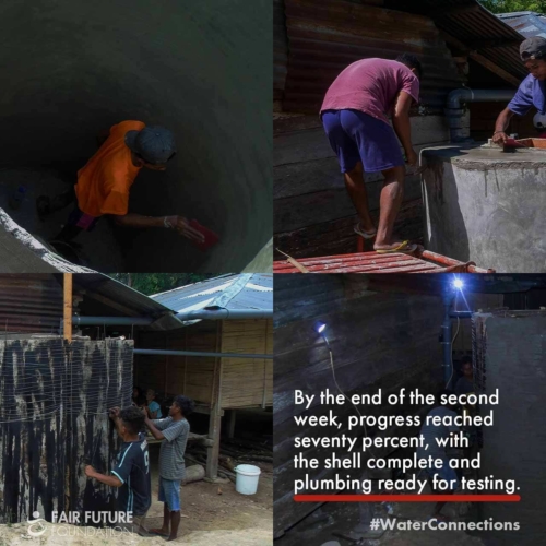 Wai Ma Hammu water reservoir in Hambarita village Wai Ma Hammu water reservoir in Hambarita village