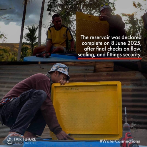 Wai Ma Hammu water reservoir in Hambarita village Wai Ma Hammu water reservoir in Hambarita village