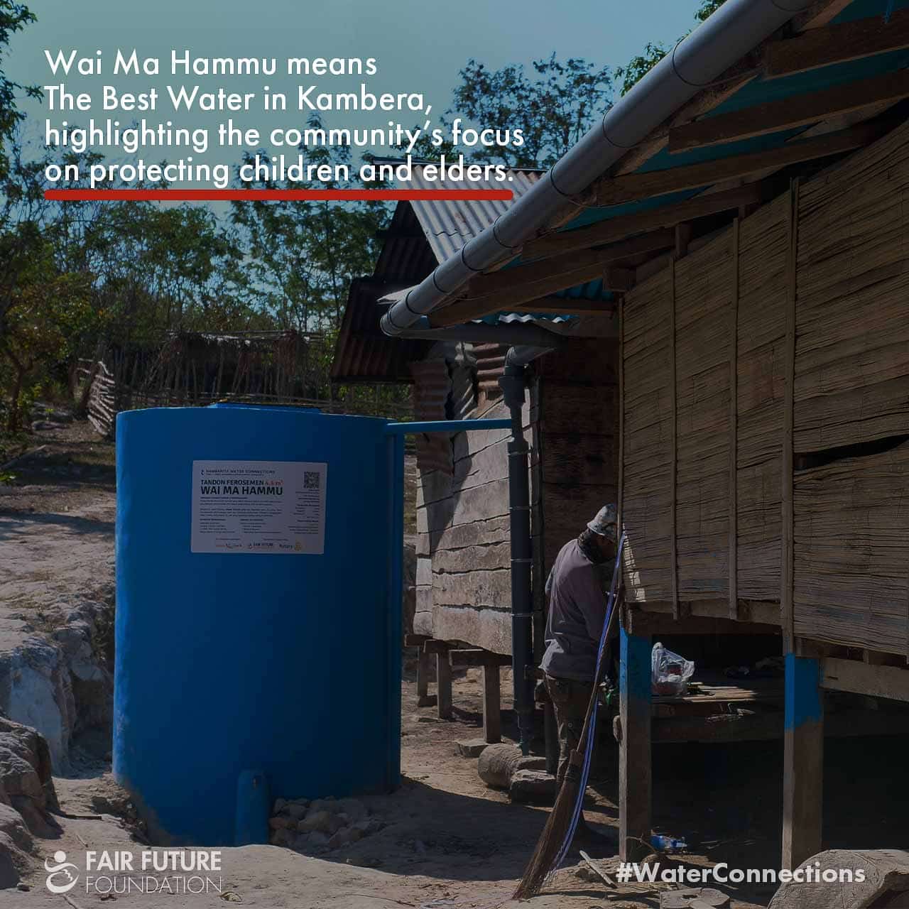 Wai Ma Hammu water reservoir in Hambarita village