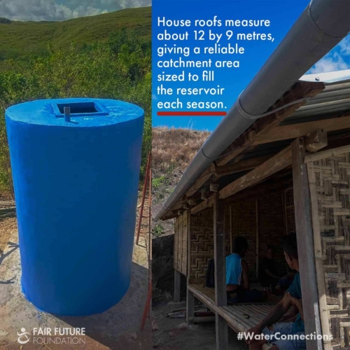 Wai Kahingir 4,400L rainwater tank Hambarita East Sumba Wai Kahingir 4,400L rainwater tank Hambarita East Sumba