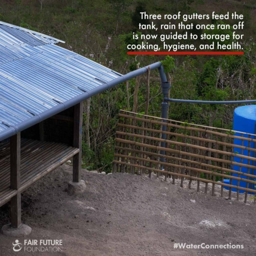 Wai Kahingir 4,400L rainwater tank Hambarita East Sumba Wai Kahingir 4,400L rainwater tank Hambarita East Sumba