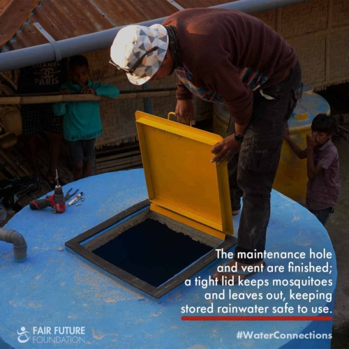 Hambarita rainwater tank Wai Ma Njanjar Hambarita rainwater tank Wai Ma Njanjar