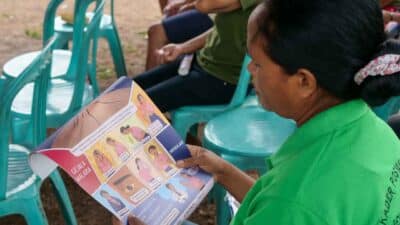 Malaria Education in Umalulu • The Fair Future Foundation Malaria education session in rural Umalulu village, East Sumba.