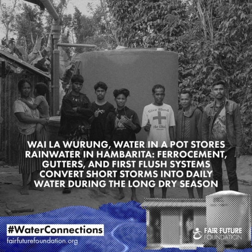Wai La Wurung rainwater tank Hambarita Wai La Wurung rainwater tank Hambarita