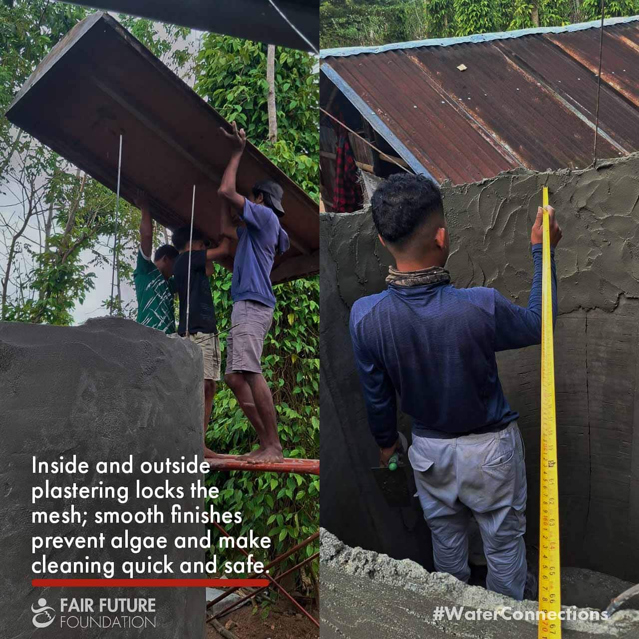 Wai La Wurung rainwater tank Hambarita